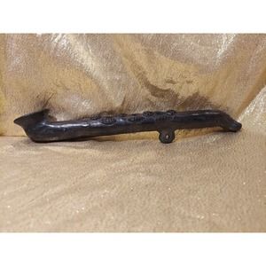 Dona Rosa Signed Coyotepec Oaxaca Mexican Folk Art Black Pottery Flute